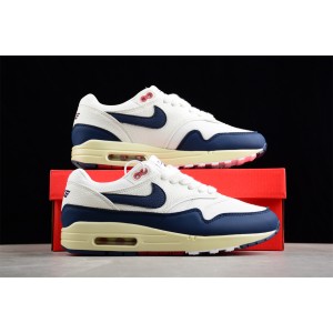 Nike Air Max 1 White Navy Shoes