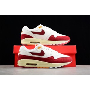 Nike Air Max 1 White Red Shoes