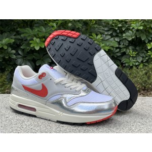 Nike Air Max 1 White silver Shoes