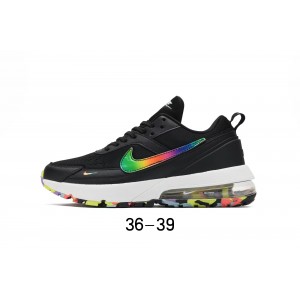 Nike Air Max 270 V6 Black Rainbow Women Shoes