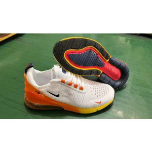 Nike Air Max 270 White Orange Shoes