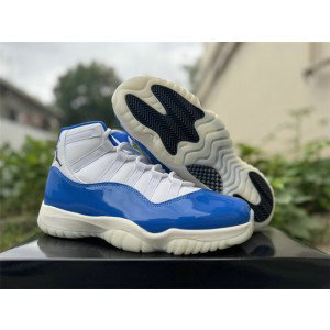 Nike Air jordan 11 White Blue Shoes