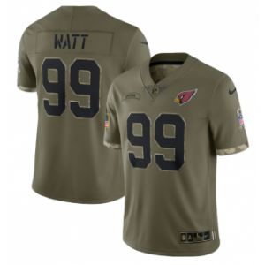 Nike Arizona Cardinals 99 J.J. Watt Olive 2022 Salute To Service Limited Men Jersey