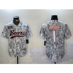 Nike Bears 1 Fields Camo Vapor Baseball Limited Men Jersey