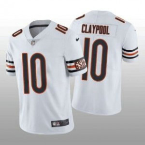 Nike Bears 10 Chase Claypool White Vapor Untouchable Limited Men Jersey