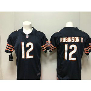 Nike Bears 12 Allen Robinson II Navy Blue Vapor Untouchable Limited Men Jersey