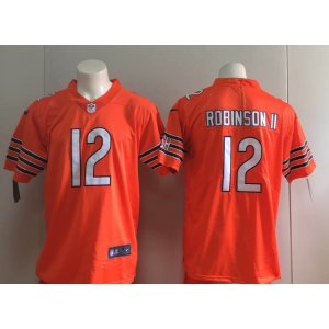 Nike Bears 12 Allen Robinson II Orange Vapor Untouchable Limited Men Jersey