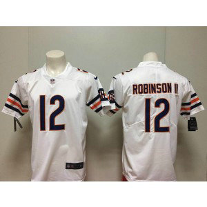 Nike Bears 12 Allen Robinson II White Vapor Untouchable Limited Men Jersey