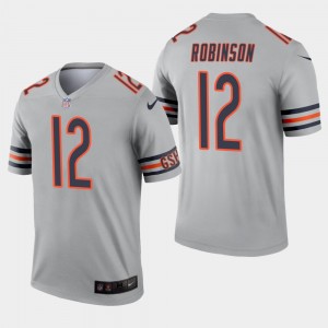 Nike Bears 12 Allen Robinson Sliver Inverted Legend Men Jersey
