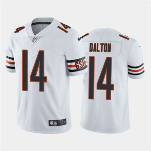Nike Bears 14 Andy Dalton White Vapor Untouchable Limited Men Jersey