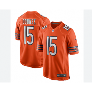 Nike Bears 15 Rome Odunze Orange Vapor Untouchable Limited Men Jersey