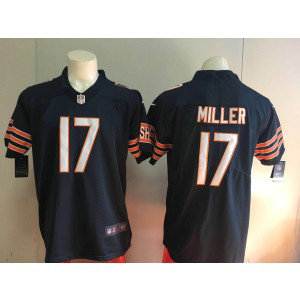 Nike Bears 17 Anthony Miller Navy Vapor Untouchable Limited Men Jersey