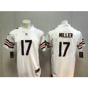 Nike Bears 17 Anthony Miller White Vapor Untouchable Limited Men Jersey