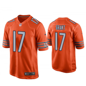 Nike Bears 17 Grant Sr. Orange Vapor Untouchable Limited Men Jersey
