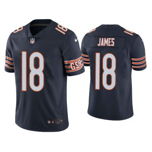 Nike Bears 18 Jesse James Navy Vapor Untouchable Limited Men Jersey