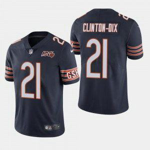 Nike Bears 21 Ha Ha Clinton-Dix Navy 100th Anniversary Vapor Untouchable Limited Men Jersey