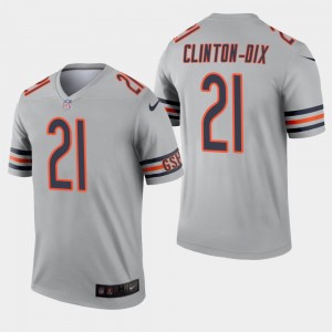 Nike Bears 21 Ha Ha Clinton-Dix Sliver Inverted Legend Men Jersey