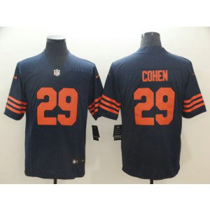 Nike Bears 29 Tarik Cohen Vapor Untouchable Navy With Orange Number Limited Men Jersey