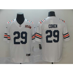 Nike Bears 29 Tarik Cohen White Alternate 100th Vapor Untouchable Limited Men Jersey