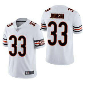Nike Bears 33 Jaylon Johnson White Vapor Untouchable Limited Men Jersey