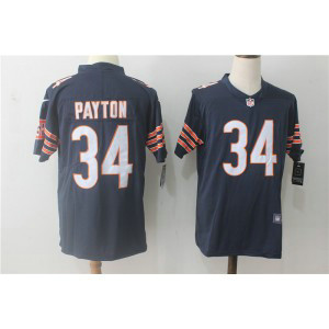 Nike Bears 34 Walter Payton Navy Blue Vapor Untouchable Limited Men Jersey