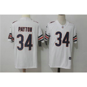 Nike Bears 34 Walter Payton White Vapor Untouchable Limited Men Jersey