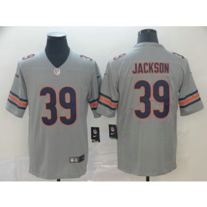 Nike Bears 39 Eddie Jackson Inverted Legend Limited Men Jersey