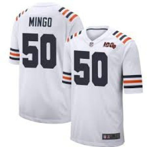 Nike Bears 50 Barkevious Mingo White Throwback Vapor Untouchable Limited Men Jersey