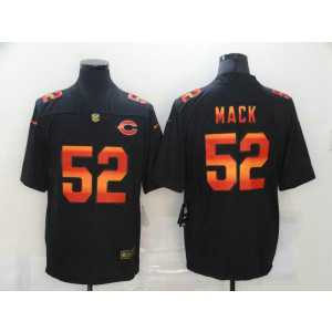 Nike Bears 52 Khalil Mack Black Fashion Limited Men Jersey