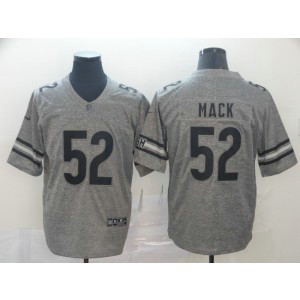 Nike Bears 52 Khalil Mack Gray Gridiron Limited Men Jersey