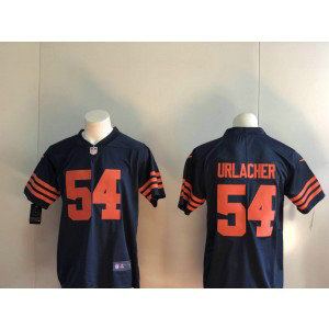Nike Bears 54 Brian Urlacher Blue With Orange Number Vapor Untouchable Limited Men Jersey
