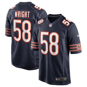 Nike Bears 58 Darnell Wright Navy 2023 Draft Vapor Untouchable Limited Men Jersey