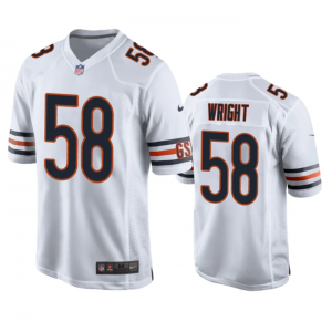 Nike Bears 58 Darnell Wright White 2023 Draft Vapor Untouchable Limited Men Jersey