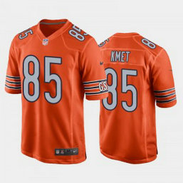Nike Bears 85 Cole Kmet Orange Vapor Untouchable Limited Men Jersey
