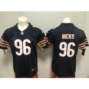 Nike Bears 96 Akiem Hicks Blue Vapor Untouchable Limited Men Jersey