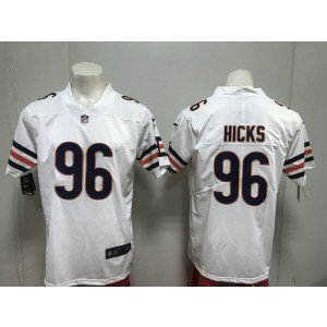 Nike Bears 96 Akiem Hicks White Vapor Untouchable Limited Men Jersey