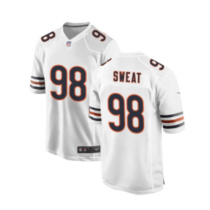 Nike Bears 98 Montez Sweat White Vapor Untouchable Limited Men Jersey