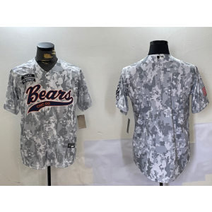 Nike Bears Blank Camo Vapor Baseball Limited Men Jersey