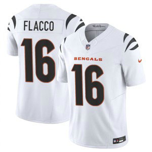 Nike Bengals 16 Joe Flacco White F.U.S.E. Vapor Limited Men Jersey