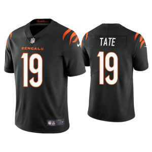 Nike Bengals 19 Auden Tate 2021 Black Vapor Untouchable Limited Men Jersey