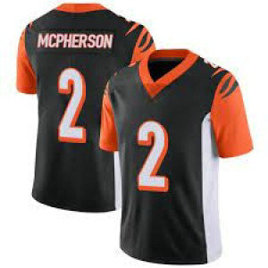 Nike Bengals 2 Evan McPherson Black Vapor Untouchable Limited Men Jersey