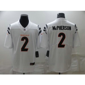 Nike Bengals 2 Evan McPherson White Vapor Untouchable Limited Men Jersey