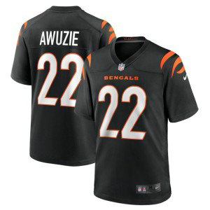 Nike Bengals 22 Chidobe Awuzie Black Vapor Untouchable Limited Men Jersey