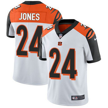 Nike Bengals 24 Adam Jones White Vapor Untouchable Limited Jersey