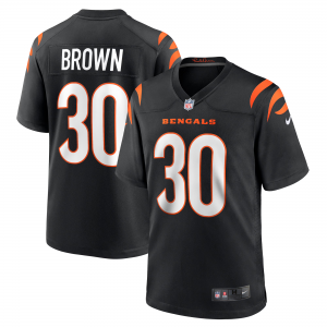 Nike Bengals 30 Chase Brown Black Vapor Untouchable Limited Men Jersey