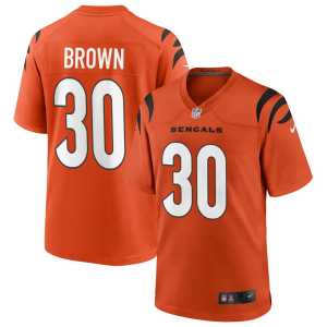 Nike Bengals 30 Chase Brown Orange Vapor Untouchable Limited Men Jersey