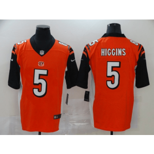 Nike Bengals 5 Tee Higgins Orange Vapor Untouchable Limited Men Jersey