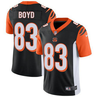 Nike Bengals 83 Tyler Boyd Black Vapor Untouchable Limited Jersey