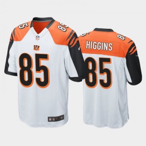 Nike Bengals 85 Tee Higgins White 2020 NFL Draft Vapor Untouchable Limited Men Jersey
