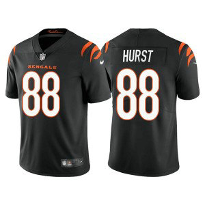 Nike Bengals 88 Hayden Hurst Black Vapor Untouchable Limited Men Jersey